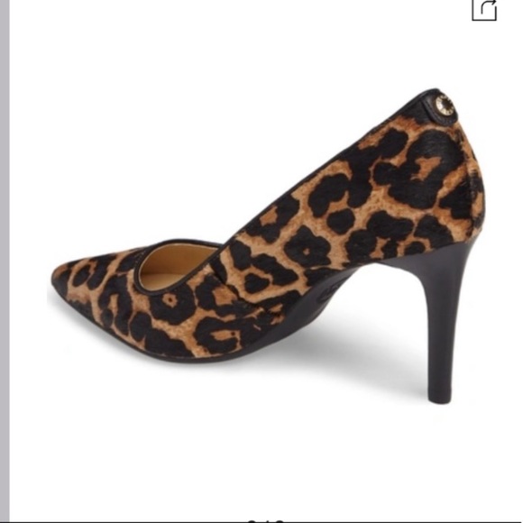 Michael Kors Dorothy Flex Leopard-print Pumps In Cheetah Hair Calf - NEW IN BOX - Picture 3 of 5